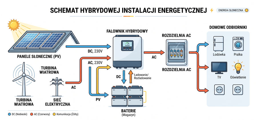 Inwerter i Falownik Off-Grid